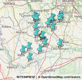 Mappa Via Santa Lucia, 27026 Garlasco PV, Italia (12.492)