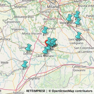 Mappa Via de Pascalis Luciano, 27100 Pavia PV, Italia (12.98385)