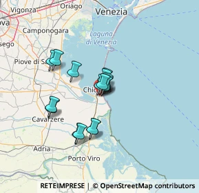 Mappa Vicolo Rovere, 30015 Chioggia VE, Italia (9.25)