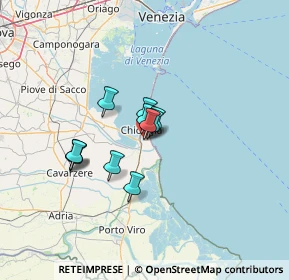 Mappa Vicolo Rovere, 30015 Chioggia VE, Italia (8.50818)