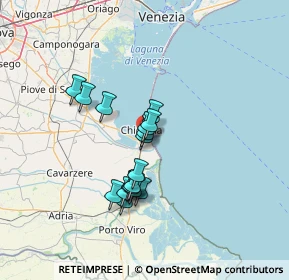 Mappa Vicolo Rovere, 30015 Chioggia VE, Italia (10.73353)