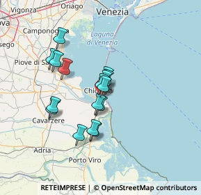 Mappa Vicolo Rovere, 30015 Chioggia VE, Italia (10.42063)