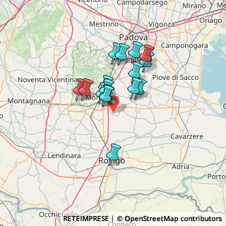 Mappa Via Solco, 35020 Pozzonovo PD, Italia (10.1375)