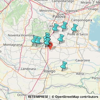Mappa Via Solco, 35020 Pozzonovo PD, Italia (9.98364)