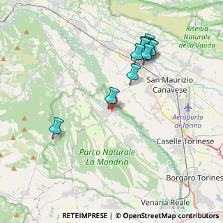 Mappa Via Don Marchisone, 10070 Robassomero TO, Italia (4.0825)