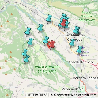 Mappa Via Don Marchisone, 10070 Robassomero TO, Italia (4.1245)