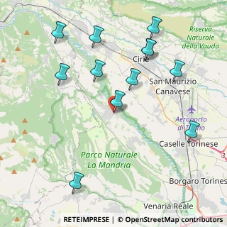 Mappa Via Don Marchisone, 10070 Robassomero TO, Italia (4.60167)