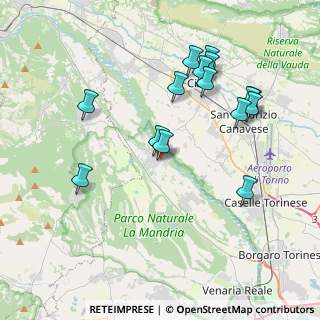 Mappa Via Don Marchisone, 10070 Robassomero TO, Italia (4.042)