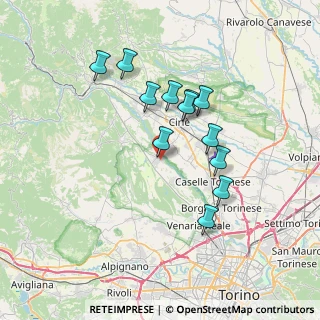Mappa Via Don Marchisone, 10070 Robassomero TO, Italia (6.28)