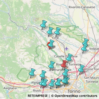 Mappa Via Don Marchisone, 10070 Robassomero TO, Italia (10.424)