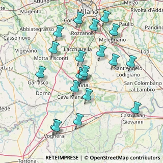 Mappa Via Romualdo Ghisoni, 27100 Pavia PV, Italia (15.712)