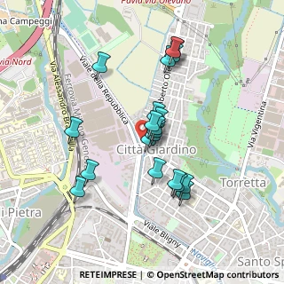 Mappa Via Romualdo Ghisoni, 27100 Pavia PV, Italia (0.3865)