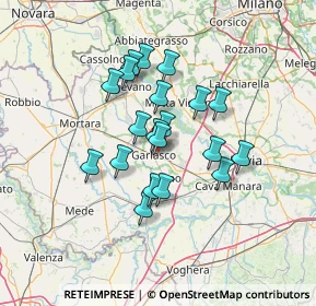Mappa Garlasco, 27026 Garlasco PV, Italia (10.6525)