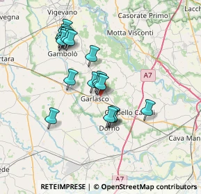 Mappa Garlasco, 27026 Garlasco PV, Italia (6.6515)