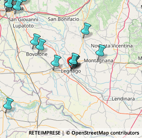 Mappa Via degli Alpini, 37045 Legnago VR, Italia (21.46059)