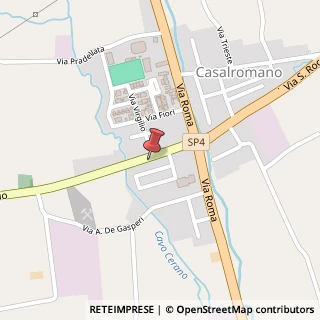 Mappa Via S.Apollonio, 1, 46040 Casalromano, Mantova (Lombardia)
