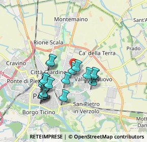 Mappa Via Basilicata, 27100 Pavia PV, Italia (1.6185)