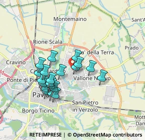 Mappa Via Basilicata, 27100 Pavia PV, Italia (1.526)