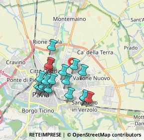 Mappa Via Basilicata, 27100 Pavia PV, Italia (1.6785)