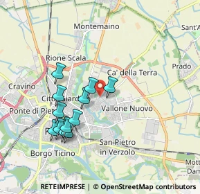 Mappa Via Basilicata, 27100 Pavia PV, Italia (1.725)