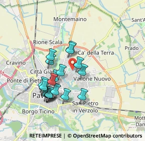 Mappa Via Basilicata, 27100 Pavia PV, Italia (1.5945)