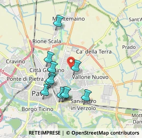 Mappa Via Basilicata, 27100 Pavia PV, Italia (1.69091)