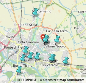 Mappa Via Basilicata, 27100 Pavia PV, Italia (1.89231)