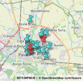 Mappa Via Basilicata, 27100 Pavia PV, Italia (1.31)
