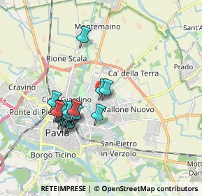 Mappa Via Basilicata, 27100 Pavia PV, Italia (1.648)