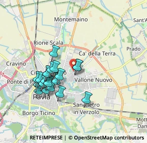 Mappa Via Basilicata, 27100 Pavia PV, Italia (1.616)