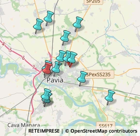 Mappa Via Basilicata, 27100 Pavia PV, Italia (3.388)