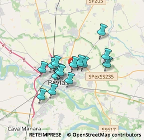 Mappa Via Basilicata, 27100 Pavia PV, Italia (2.57067)