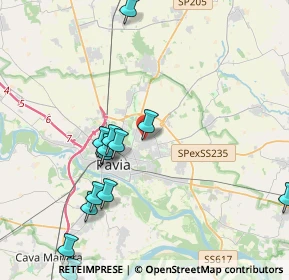 Mappa Via Basilicata, 27100 Pavia PV, Italia (4.56538)