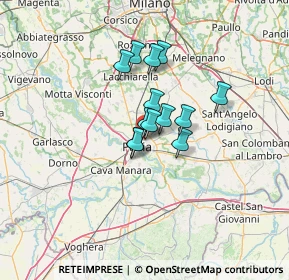 Mappa Via Basilicata, 27100 Pavia PV, Italia (8.3)