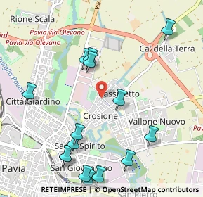 Mappa Via Basilicata, 27100 Pavia PV, Italia (1.244)