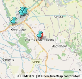 Mappa Via Vittorio Veneto, 27010 Inverno e Monteleone PV, Italia (3.80231)