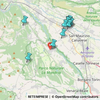 Mappa Via Pinelli, 10070 Robassomero TO, Italia (4.45538)