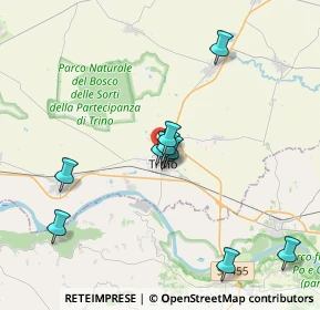 Mappa 13039 Trino VC, Italia (4.41583)