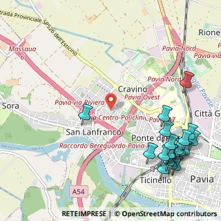 Mappa Via Giuseppe Ferrara, 27100 Pavia PV, Italia (1.4905)