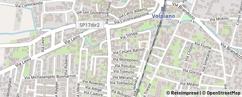 Mappa Volpiano