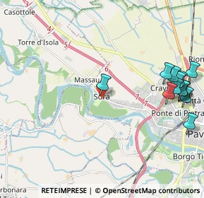 Mappa Strada del Chiozzo, 27100 Pavia PV, Italia (2.66308)