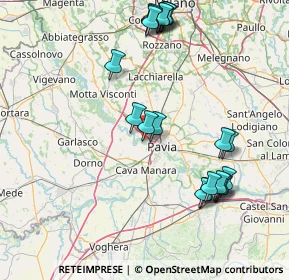 Mappa Strada del Chiozzo, 27100 Pavia PV, Italia (17.621)