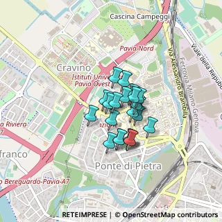 Mappa Via Bassi, 27100 Pavia PV, Italia (0.25)