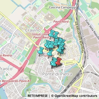 Mappa Via Agostino Bassi, 27100 Pavia PV, Italia (0.25)