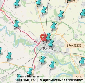 Mappa Via Bassi, 27100 Pavia PV, Italia (5.95)