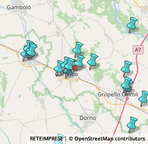 Mappa Via Solferino, 27026 Garlasco PV, Italia (4.667)