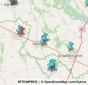 Mappa Via Solferino, 27026 Garlasco PV, Italia (6.05714)