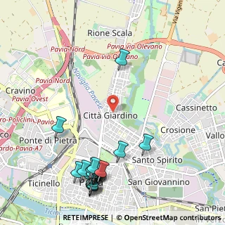 Mappa Via Maestri, 27100 Pavia PV, Italia (1.3915)