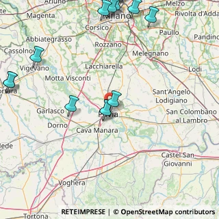 Mappa Via Maestri, 27100 Pavia PV, Italia (26.86556)