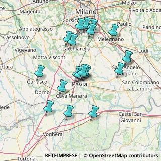 Mappa Via Maestri, 27100 Pavia PV, Italia (13.9105)